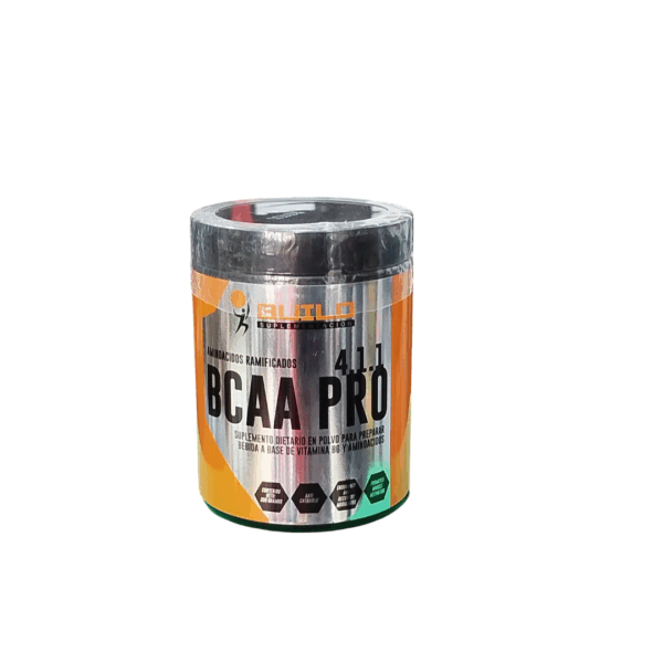 BCAA PRO AMINOÁCIDOS 4:1: 1 NARANJA (300 GR) - BUILD - Imagen 2