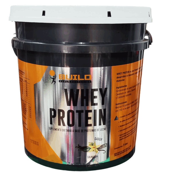 WHEY PROTEIN (3KG) Proteína De VAINILLA - BUILD - Imagen 3