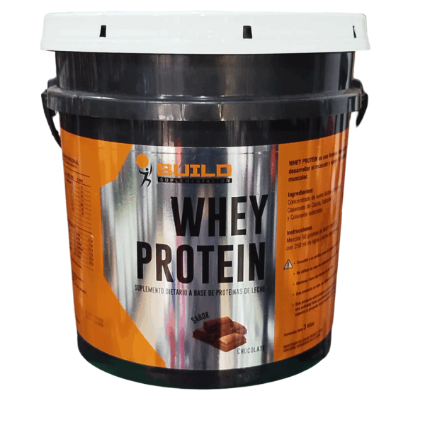 WHEY PROTEIN (3KG) Proteína De Chocolate - BUILD