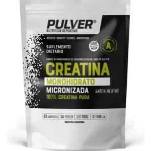 CREATINA MONOHIDRATADA 300 GR 100% PURA - PULVER