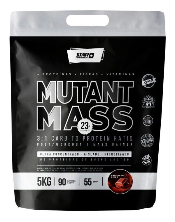 MUTANT MASS 5 kg GANADOR DE PESO CHOCOLATE - STAR NUTRITION