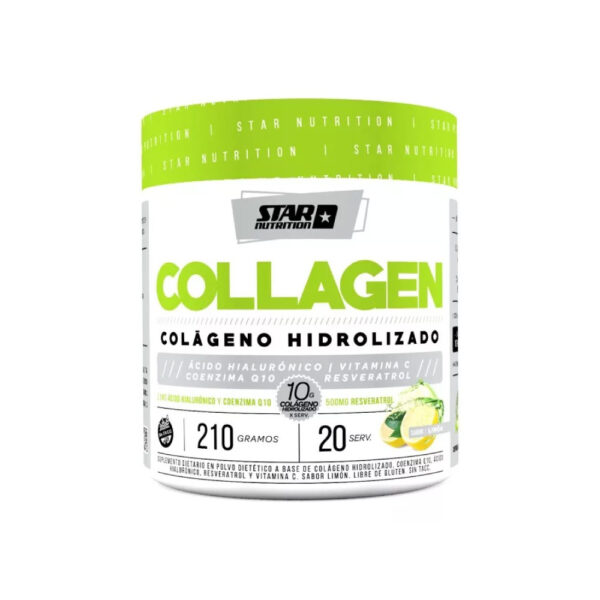 COLLAGEN 210 GR COLAGENO HIDROLIZADO LIMÓN - STAR NUTRITION