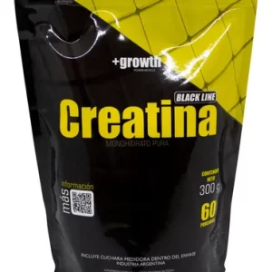 Creatina monohidratada 300 Gr  - Sin sabor - +Growth
