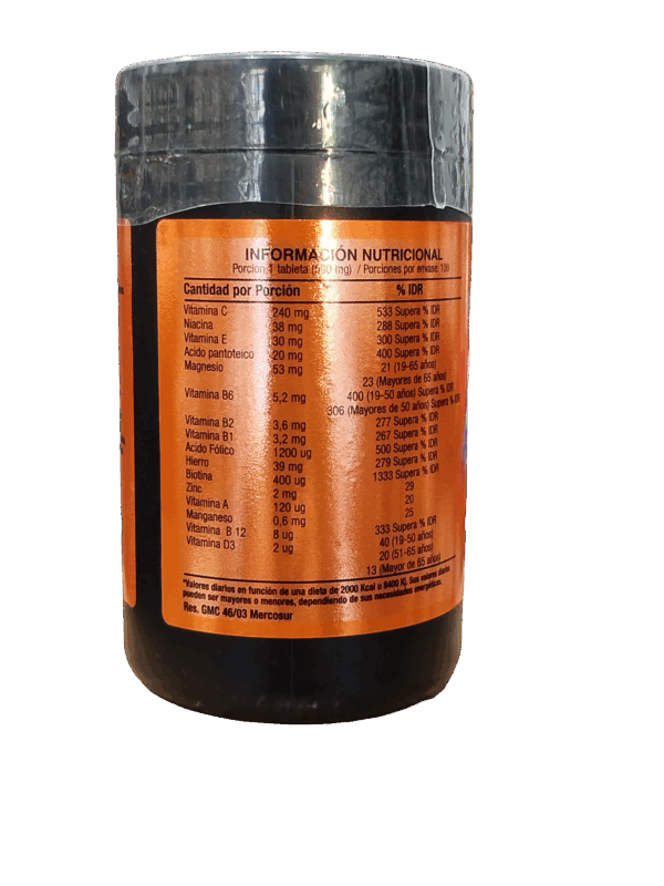 A-Z VITAMINAS Y MINERALES MULTIVITAMÍNICO 100 CÁPSULAS - BUILD - Imagen 2