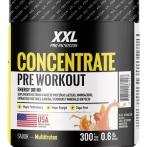 PRE-WORKOUT  (300GR) MULTIFRUTAS - XXL PRO NUTRITION