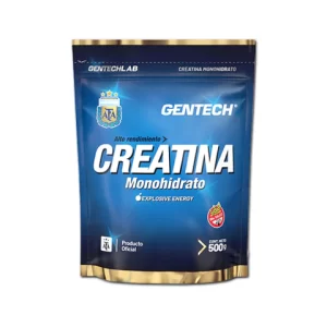 Creatina Monohidratada 500 Gr Sin Sabor Y Sin T.A.C.C. - Gentech