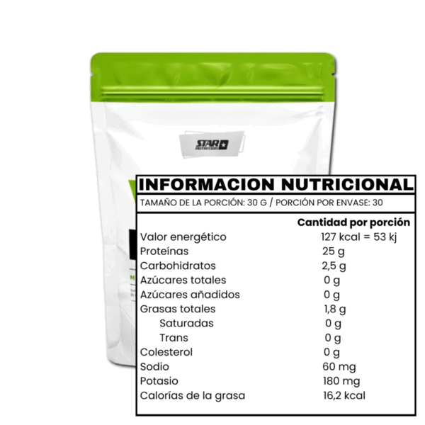 WHEY PROTEIN DOY PACK 908 Gr VAINILLA - STAR NUTRITION - Imagen 2