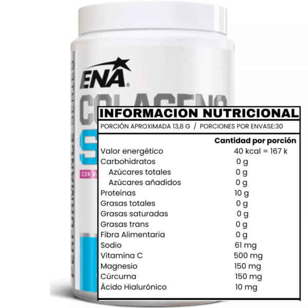 COLAGENO SPORT 407 Gr NARANJA - ENA SPORT - Imagen 2