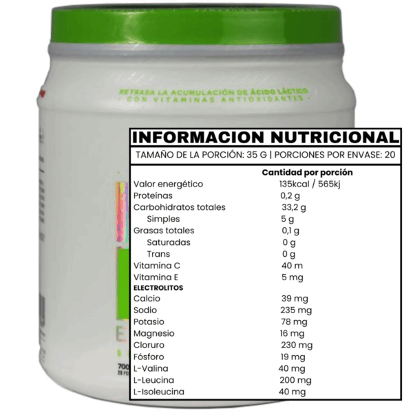 HYDRO PLUS ENDURANCE (700 GR) BEBIDA ISOTONICA Limón - STAR NUTRITION - Imagen 2