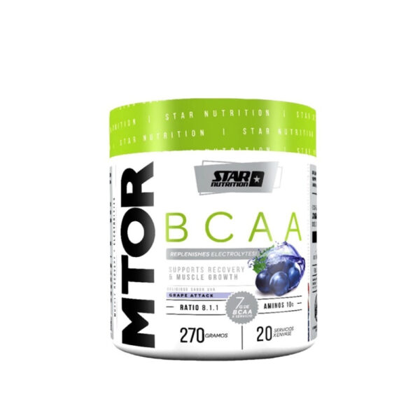 MTOR BCAA AMINOACIDOS RATIO 8:1:1 270 GR GRAPE - STAR NUTRITION