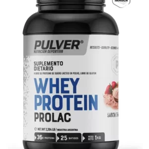 PROLAC WHEY PROTEIN (1Kg) PROTEINA FRUTILLA - PULVER