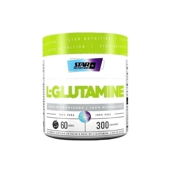 L-GLUTAMINA MICRONIZADA (300 GR) - STAR NUTRITION