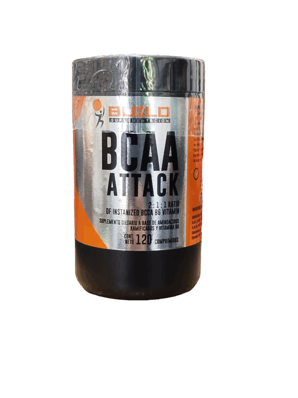 BCAA ATTACK AMINOÁCIDOS RAMIFICADOS (120 CAP) - BUILD
