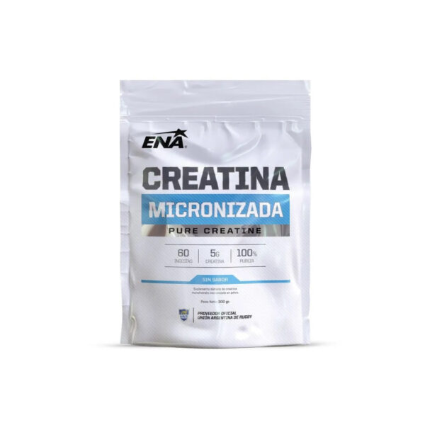 Creatina Monohidratada Micronizada Sin Sabor 300 gr - Ena