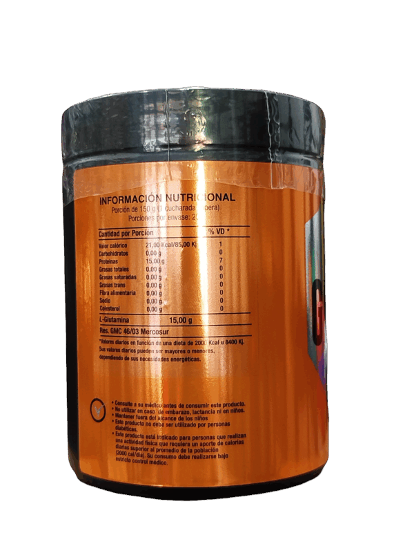 GLUTA UP L-GLUTAMINA MICRONIZADA (300GR) - BUILD - Imagen 2