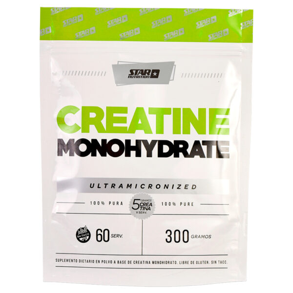 CREATINA MONOHIDRATO ULTRAMICRONIZADA DOYPACK (300G) - STAR NUTRITION