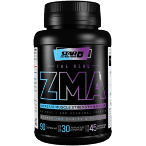 ZMA  (90 CAPSULAS) ZINC MAGNESIO Y VITAMINA B6 - STAR NUTRITION