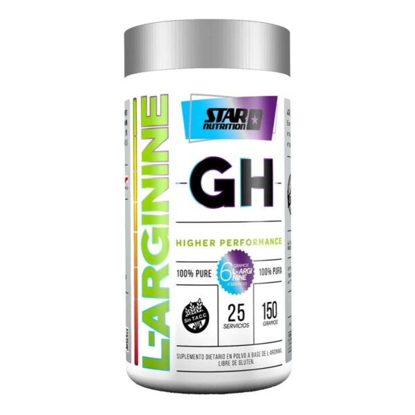 L-ARGININE GH VASODILATADOR STAR NUTRITION 150 Gr - Imagen 3