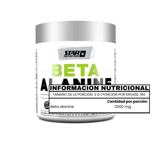 BETA ALANINE (300 GR) - STAR NUTRITION - Imagen 2