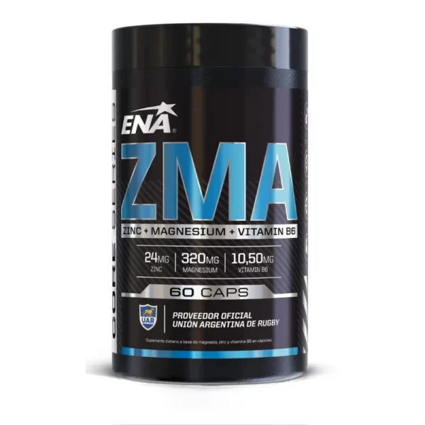 ZMA (60 CAPS) Zinc Magnesio y Vitamina B6 - ENA SPORT