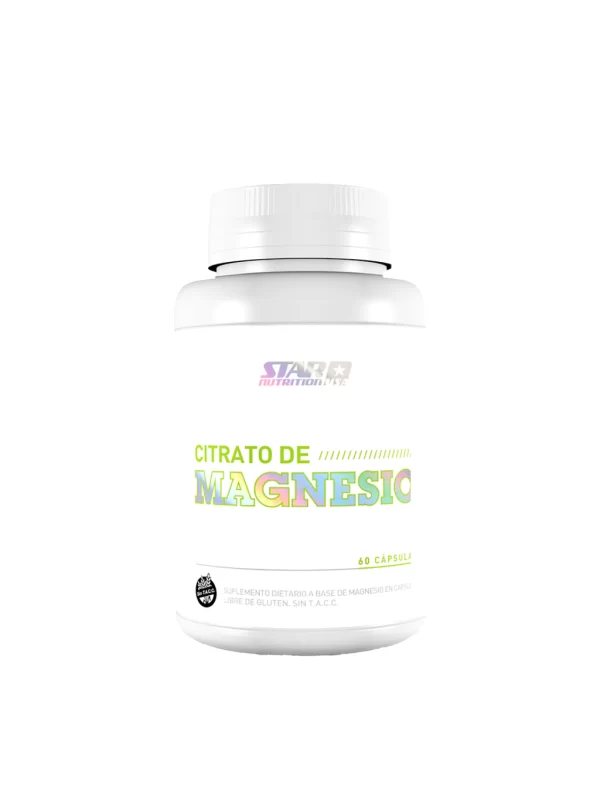 CITRATO DE MAGNESIO (60 CAPSULAS) - STAR NUTRITION
