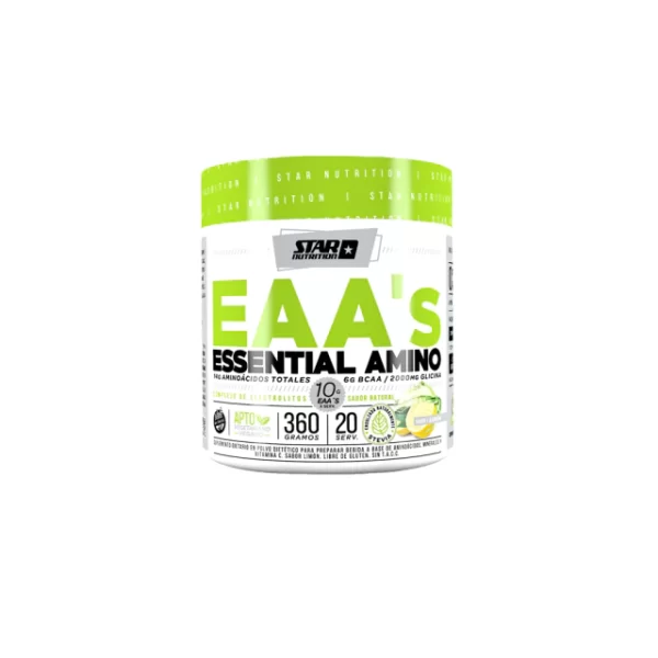 ESSENTIAL AMINO EAA´s AMINOÁCIDOS ESENCIALES (360 GR) - STAR NUTRITION