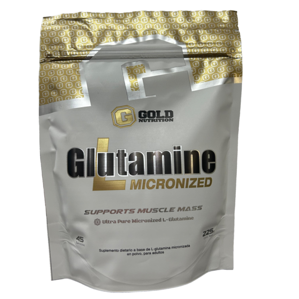 Glutamine Micronized 225 Gr - Gold Nutrition - Imagen 3