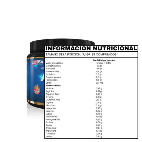 Amino 7600 Aminoácidos Esenciales 150 Comprimidos - Gentech - Imagen 2