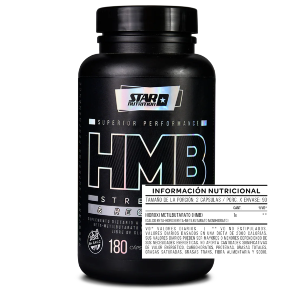 HMB 180 Capsulas - Star Nutrition - Imagen 2