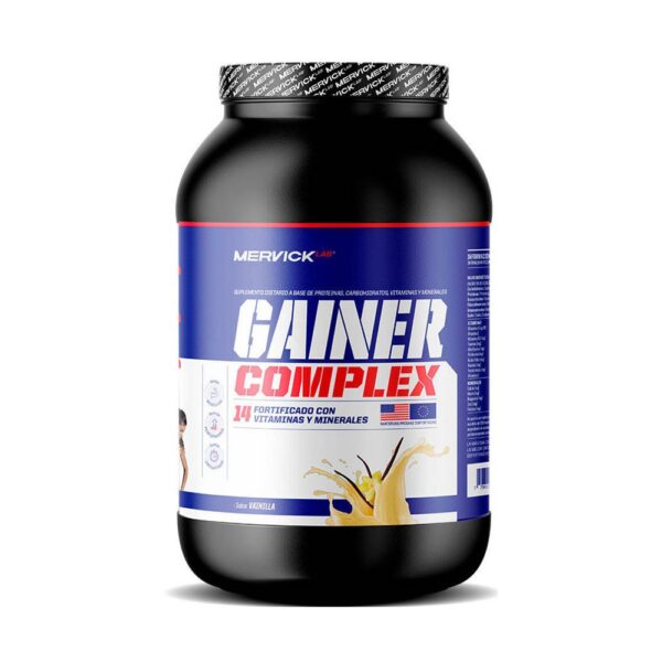 GAINER COMPLEX (1.5Kg) Sabor Vainilla - MERVICK-LAB - Imagen 2