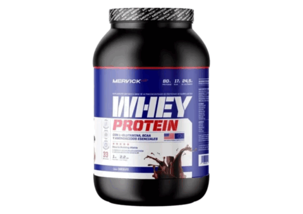 WHEY PROTEIN (1kg) SABOR CHOCOLATE- MERVICK-LAB - Imagen 2