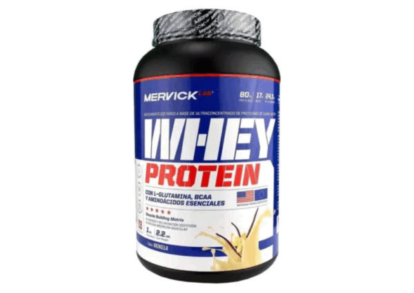 WHEY PROTEIN (1kg) SABOR VAINILLA - MERVICK-LAB - Imagen 3