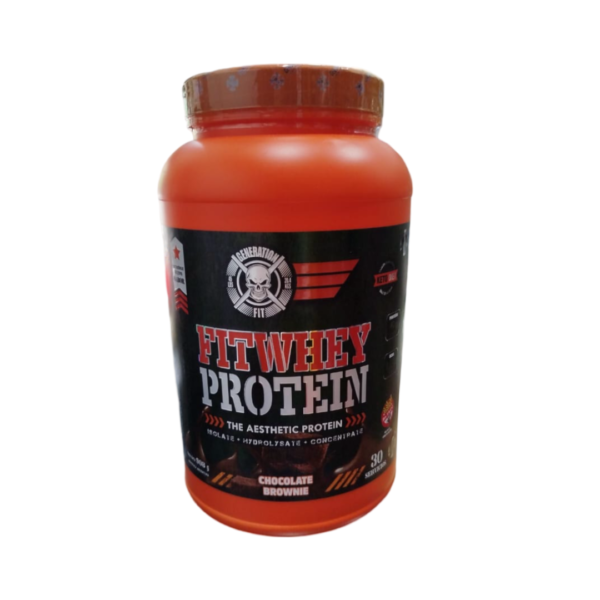 Fitwhey Protein Chocolate Brownie 908 Gr Proteína De Suero - Generation Fit