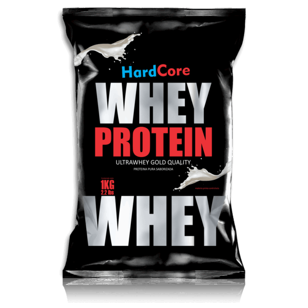 WHEY PROTEIN (1KG) PROTEÍNA SABOR FRUTILLA - HARDCORE