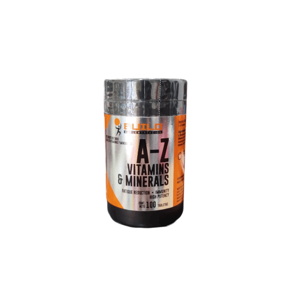 A-Z VITAMINAS Y MINERALES MULTIVITAMÍNICO 100 CÁPSULAS - BUILD