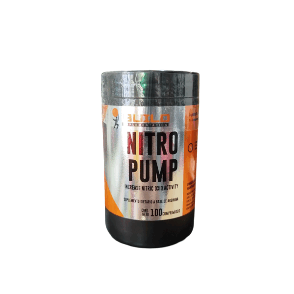 NITRO PUMP OXIDO NÍTRICO (100 COMPRIMIDOS) - BUILD