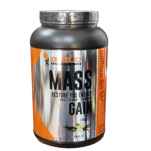 MASS GAIN (1,5KG) GANADOR DE PESO DE VAINILLA - BUILD - Imagen 3
