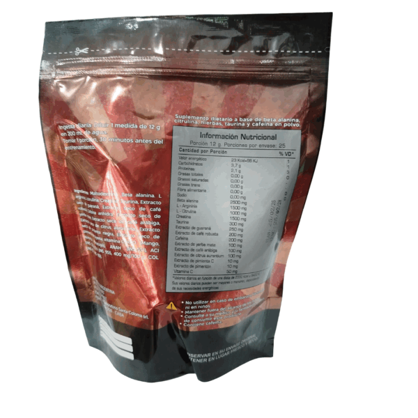KAMIKAZE PRE WORKOUT (300 GR) PRE ENTRENO - BUILD - Imagen 4
