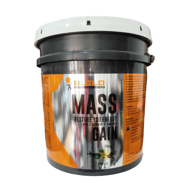 MASS GAIN  GANADOR DE PESO (4,5KG) Vainilla - BUILD - Imagen 6