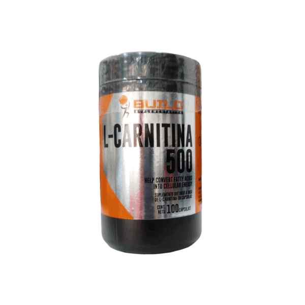 L-CARNITINA 500 QUEMADOR DE GRASA NATURAL 100 CAPSULAS - BUILD - Imagen 4