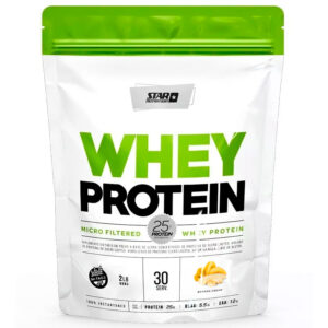 WHEY PROTEIN DOY PACK 908 GR BANANA  - STAR NUTRITION