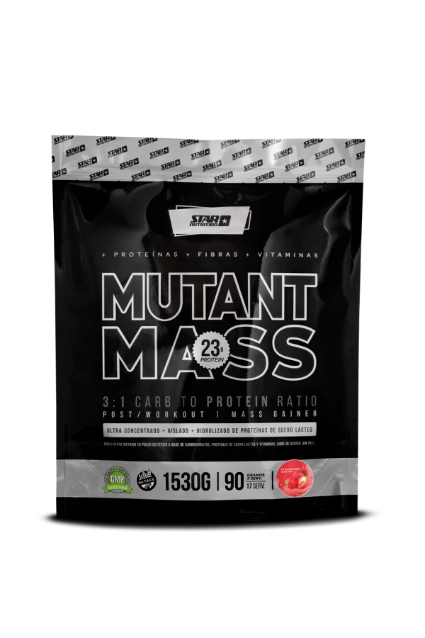 MUTANT MASS (1,5KG) GANADOR DE PESO FRUTILLA - STAR NUTRITION - Imagen 3