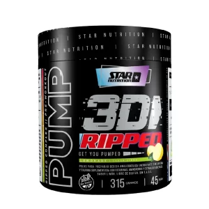 PUMP 3D RIPPED PRE ENTRENO CON QUEMADOR 315 GR LIMÓN - STAR NUTRITION