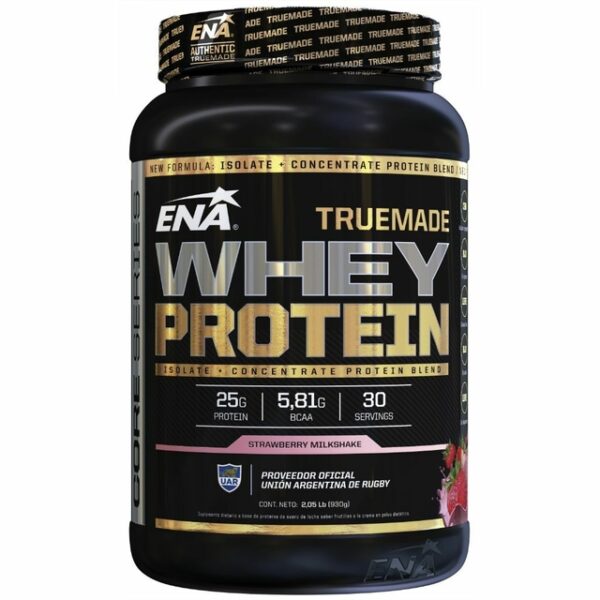 WHEY PROTEIN TRUEMADE (2.05lb/930gr) FRUTILLA - ENA SPORT