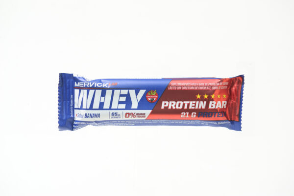 BARRITAS WHEY PROTEIN BAR 65 GR BANANA - MERVICK
