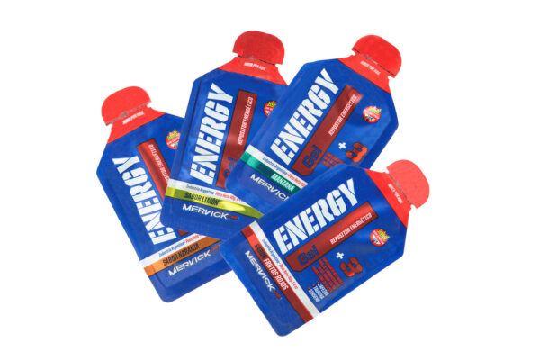 ENERGY GEL +3 CON CAFEÍNA 40 GR FRUTOS ROJOS - MERVICK LAB - Imagen 4