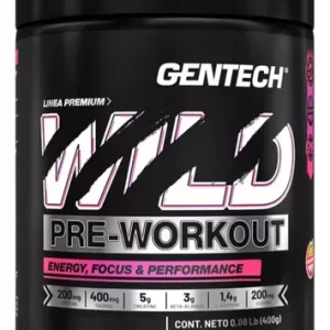 WILD PRE-WORKOUT FRUTOS DEL BOSQUE 400 GR - GENTECH