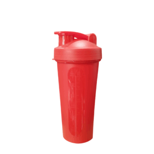 SHAKER VASO MEZCLADOR 600 ML COLOR ROJO