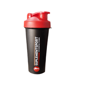 SHAKER VASO MEZCLADOR 600 ML COLOR NEGRO SUPLEMENTSPORT