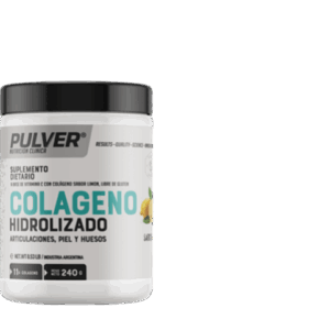 COLAGENO HIDROLIZADO CON VITAMINA C LIMÓN 240 GR - PULVER